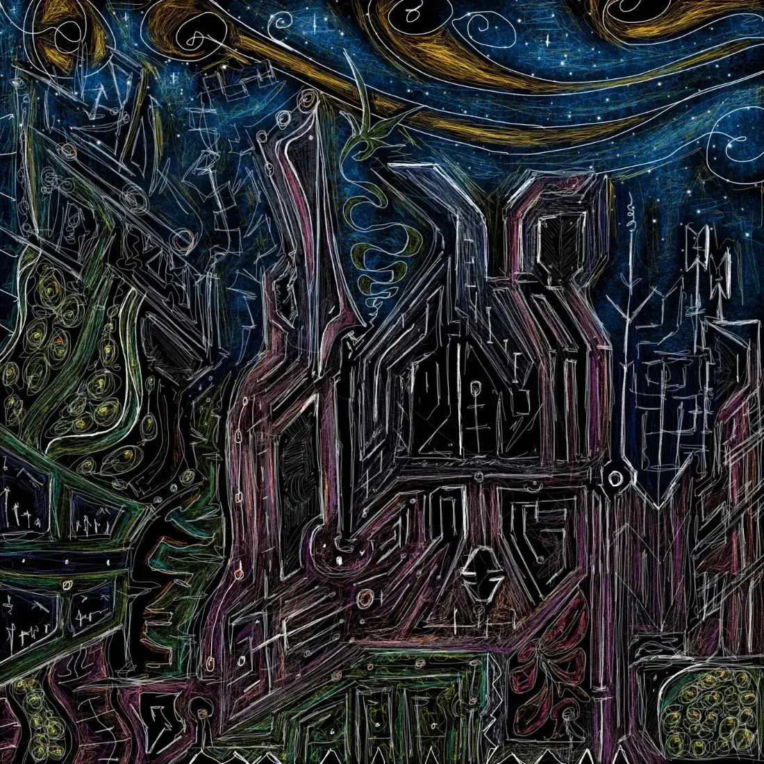Cities, Digital painting
