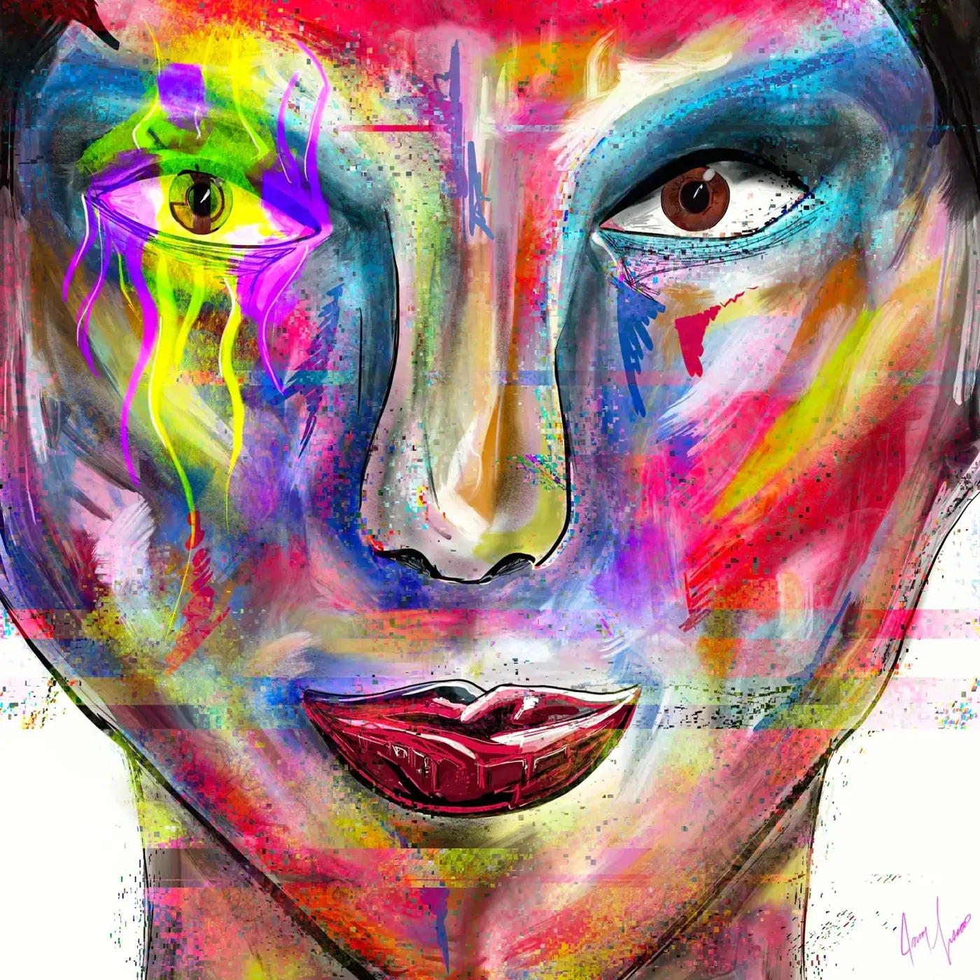 Portrait I, Digital painting