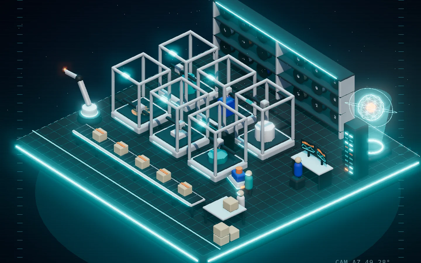 Forge Lab: 3D Diorama, DM-02 · Three.js