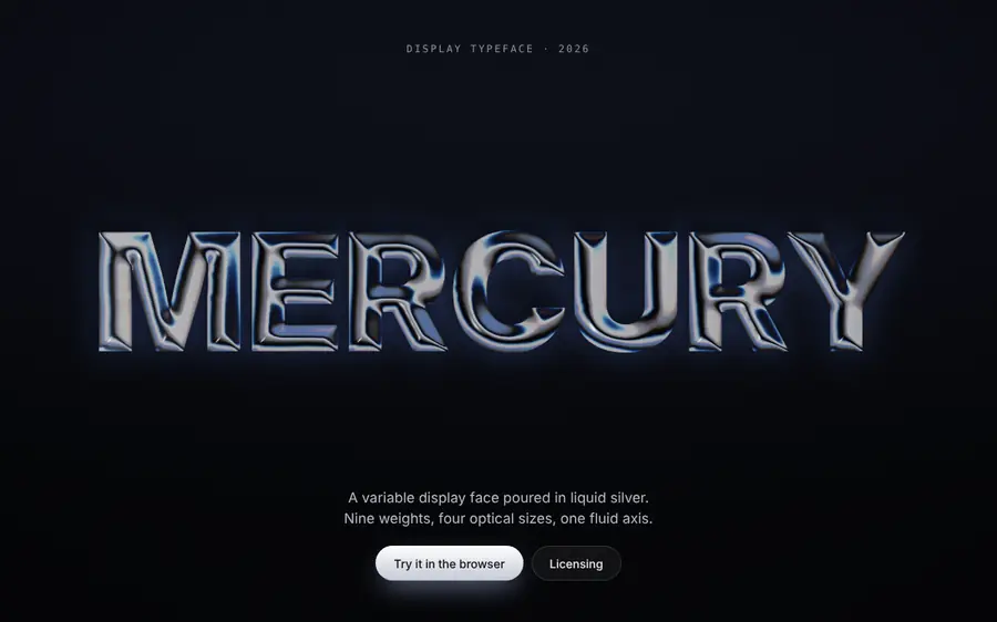 Liquid metal text, Liquid & metal
