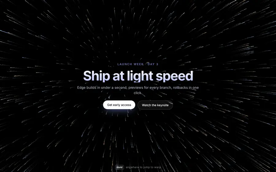 Starfield warp, Backgrounds