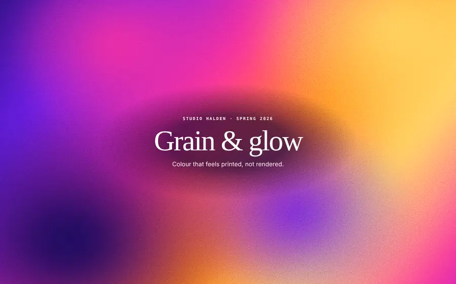 Grainy mesh gradient (static, zero-JS), Gradients