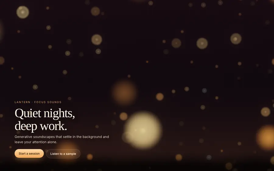 Fireflies / bokeh lanterns, Backgrounds