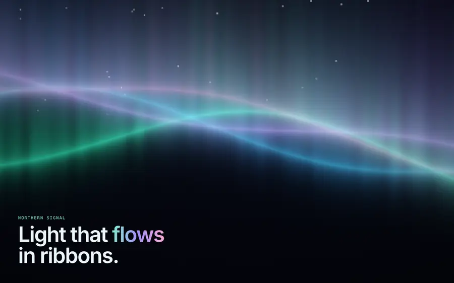Aurora ribbons, Shaders