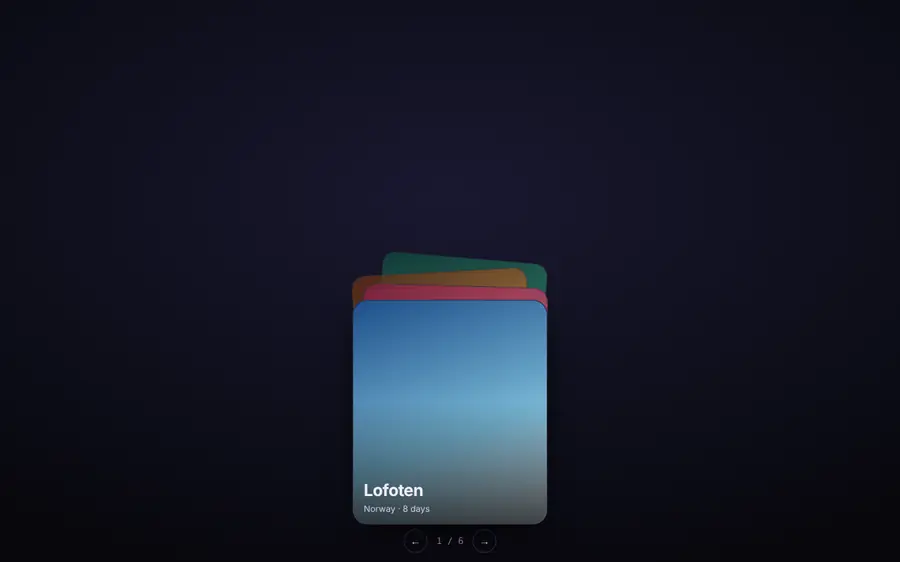 Swipe card deck, Galleries & 3D