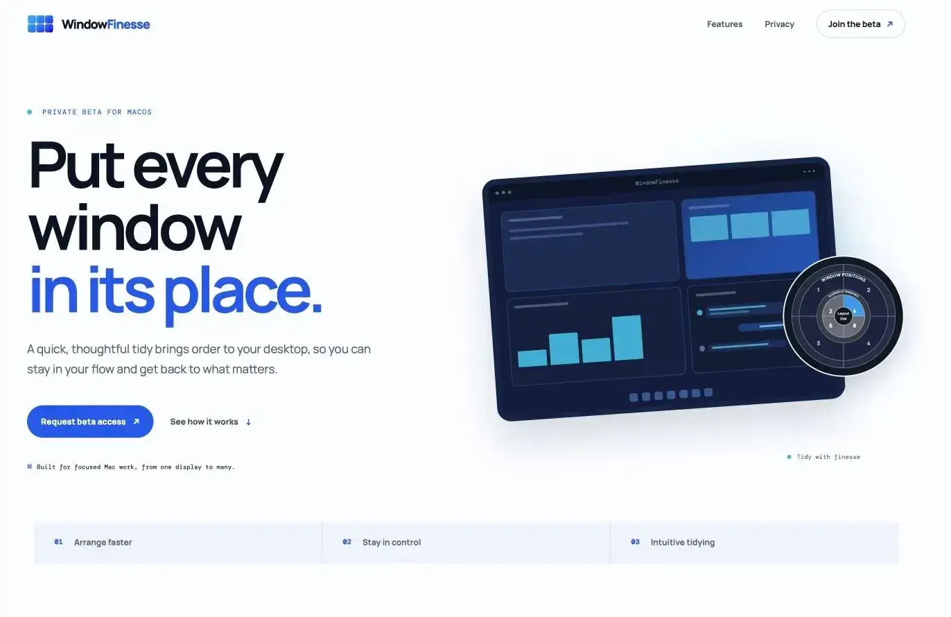 WindowFinesse, macOS app