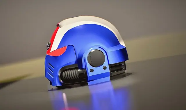 Pilot helmet, Hard-surface · render