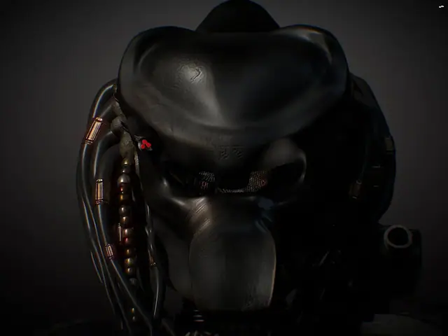 Hunter bust, dark, Sculpt · render