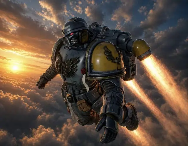 Jump trooper, Sculpt · render