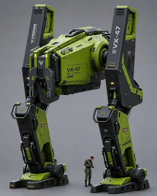Walker, Hard-surface · Blender