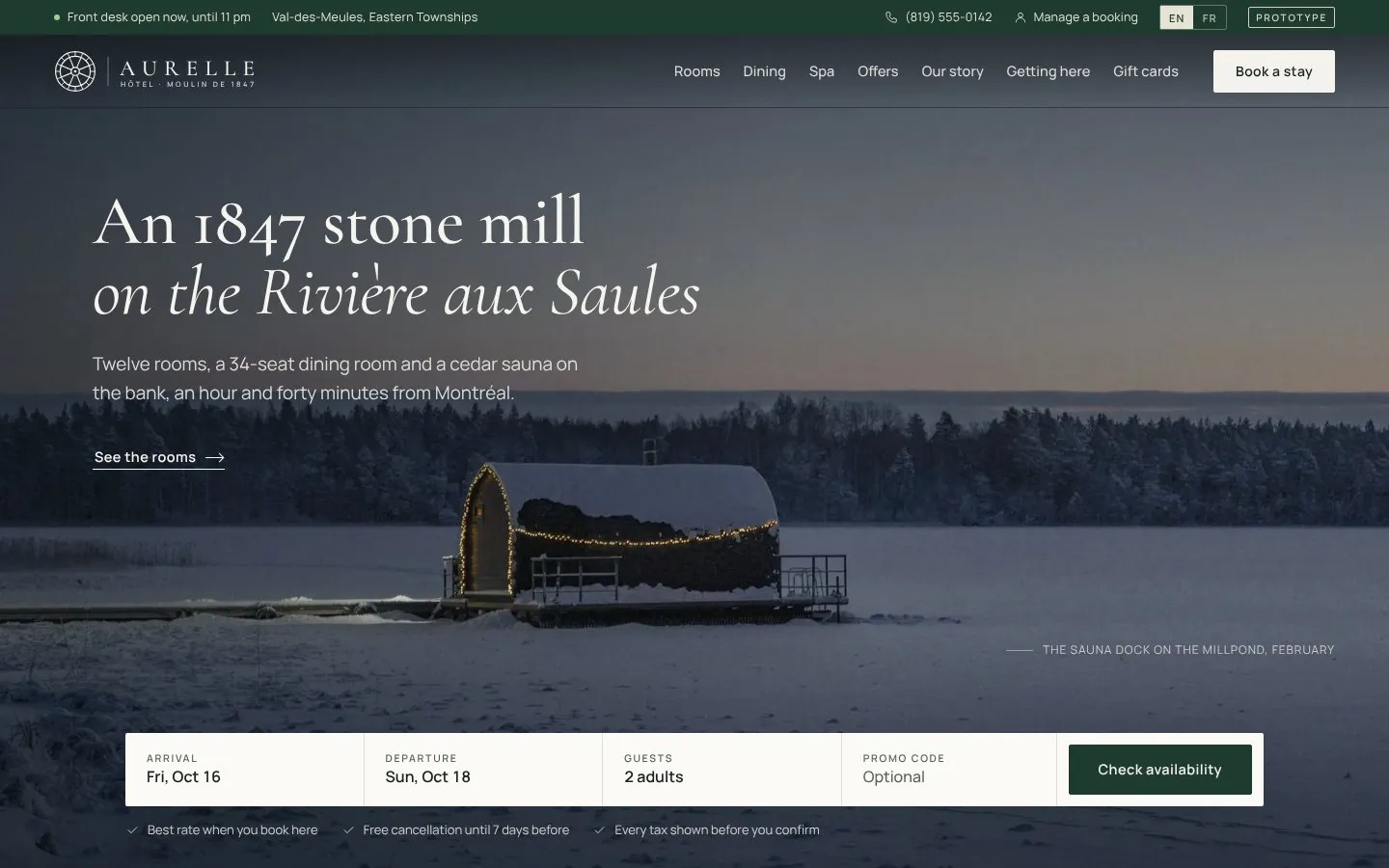 Hotel Aurelle, Boutique hotel · 15 pages