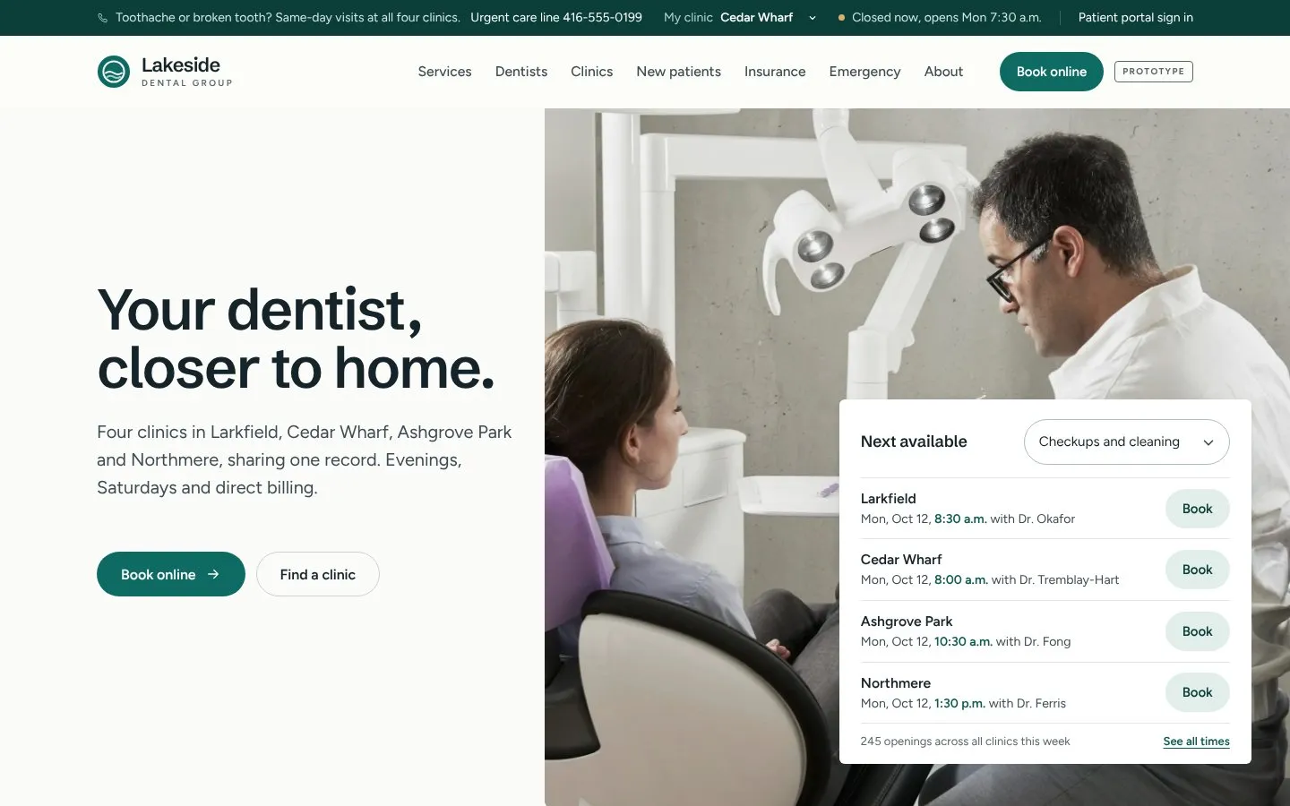 Lakeside Dental Group, Dental clinics · 13 pages