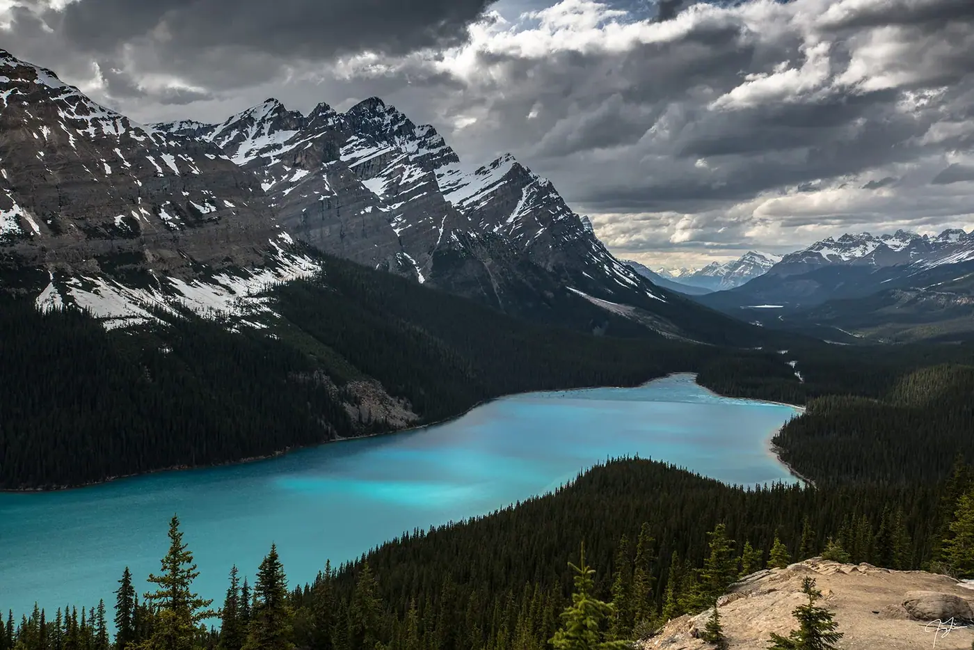 Peyto Lake, Landscape