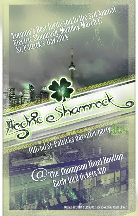 St. Patrick event flyer, Poster
