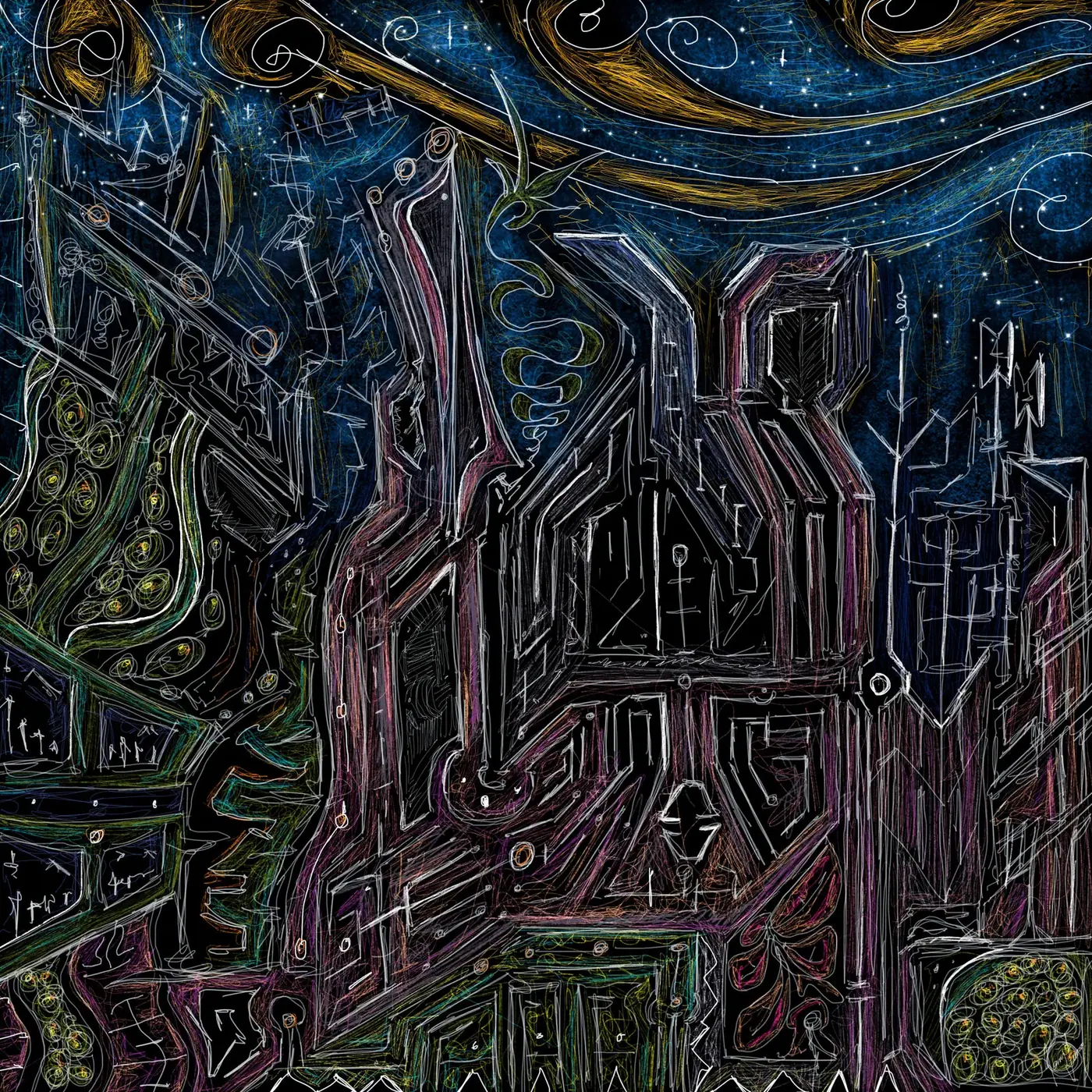 Circuit city, Digital art