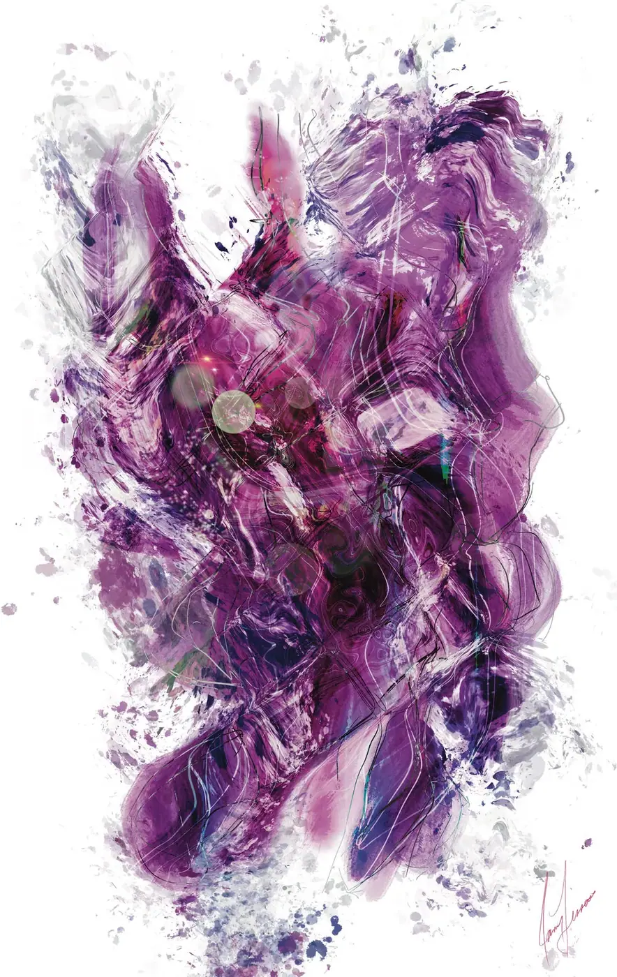 Ink burst, Digital art