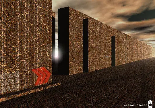 Corridor, 3D render