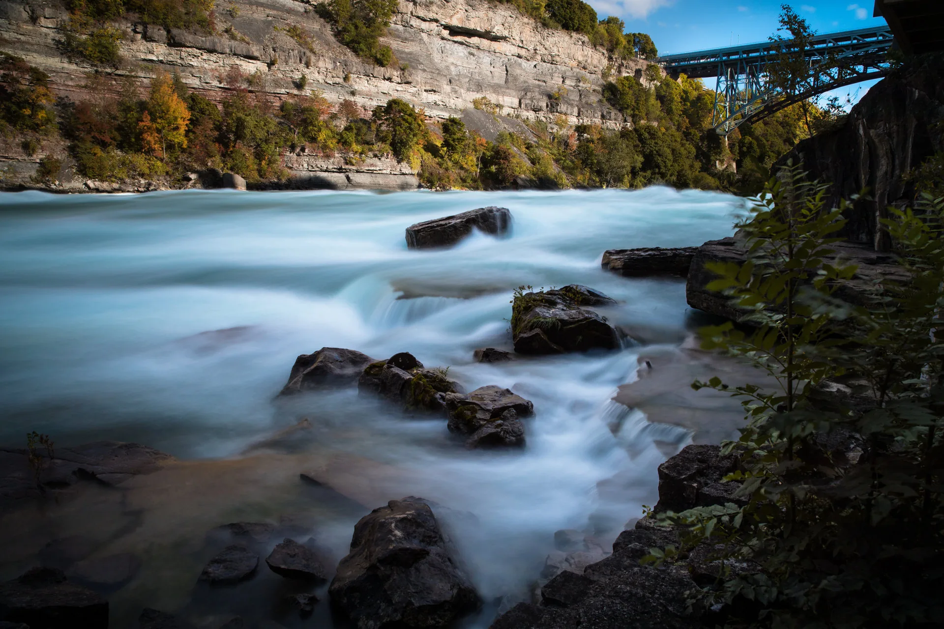 River rapids, Landscape